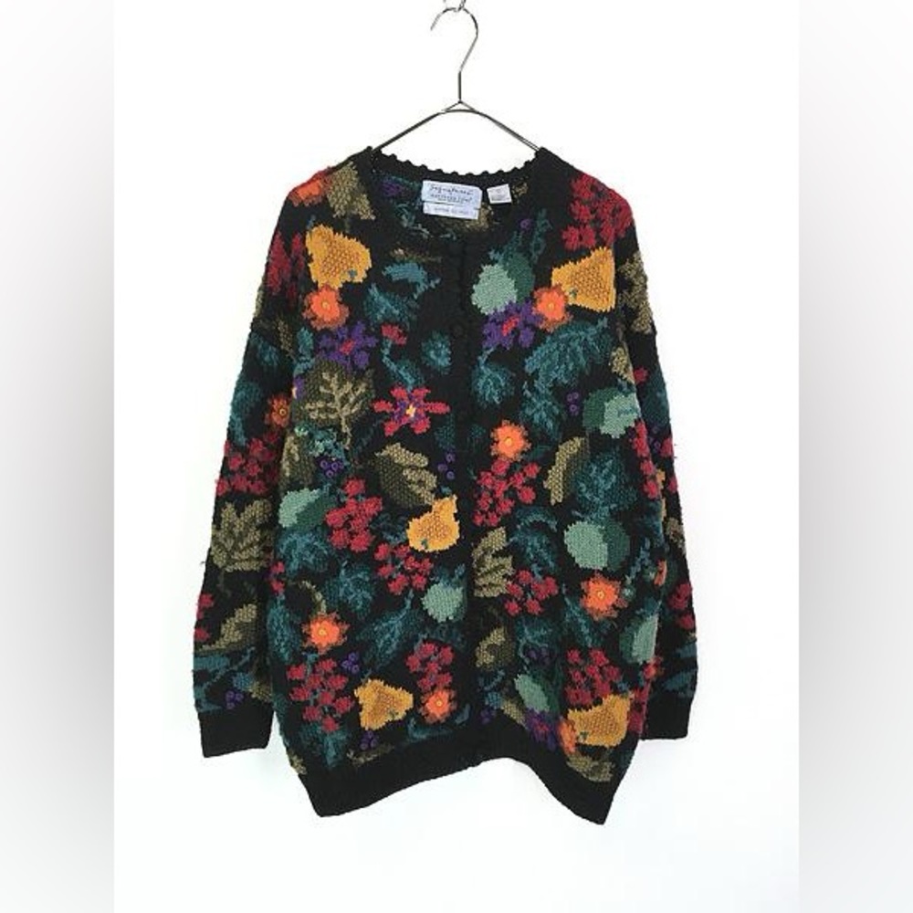 VINTAGE Signatures by Northern Isles womens vintage wool sweater size M - Picture 4 of 11